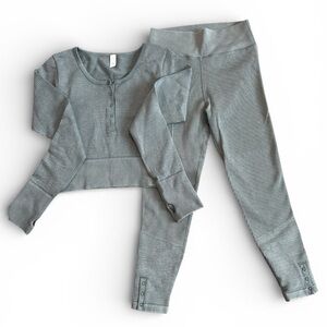 Gray Women's Track Pants & Joggers Set